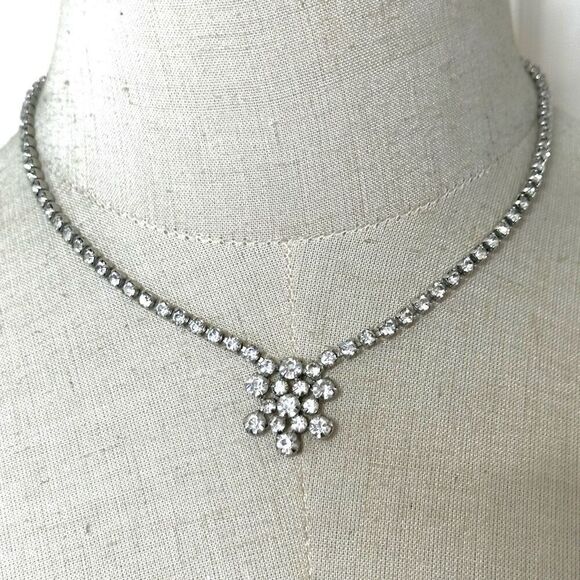 Garne Jewelry Vintage rhinestone necklace - Picture 1 of 8
